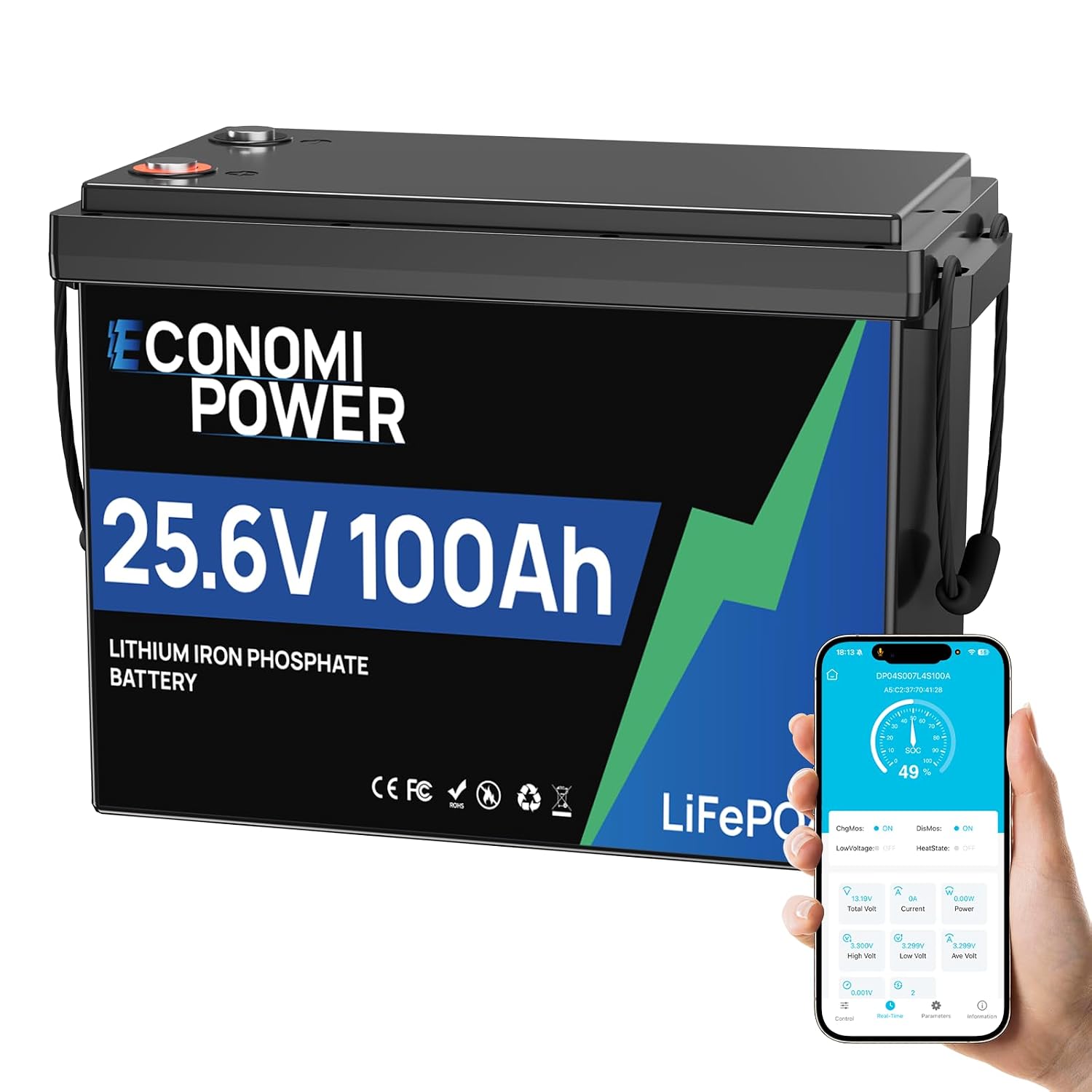 Lithium Battery 100Ah - 24V 100Ah LiFePO4 Lityum Pil Mini