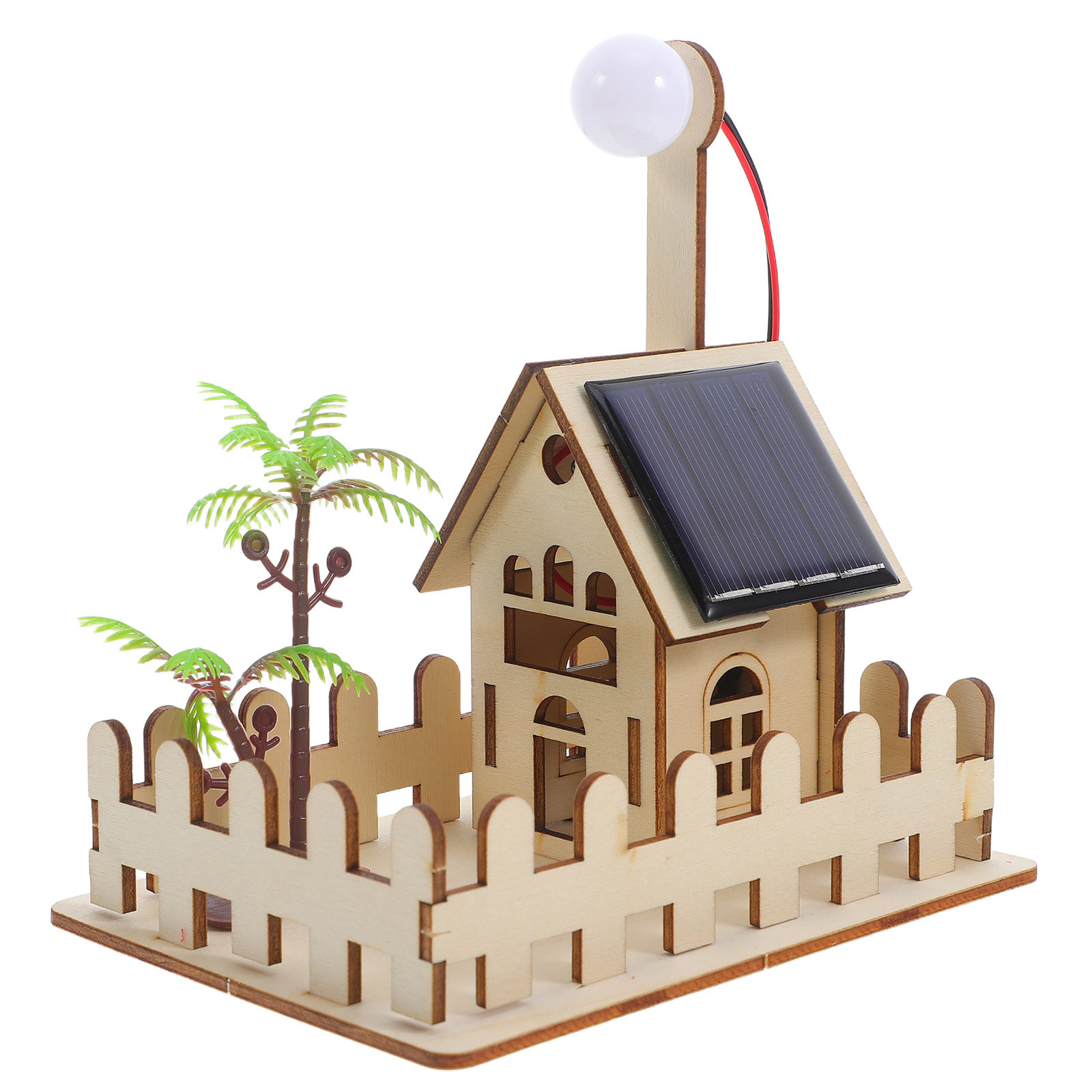 Renewable Energy Kids Project - 1 takım güneş enerjili bahçe lambası