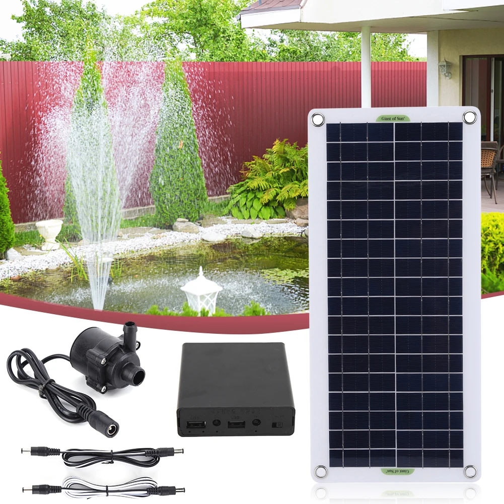 Solar Panel Monocrystalline - 30W 800L/H DC 18V Düşük Gürültülü