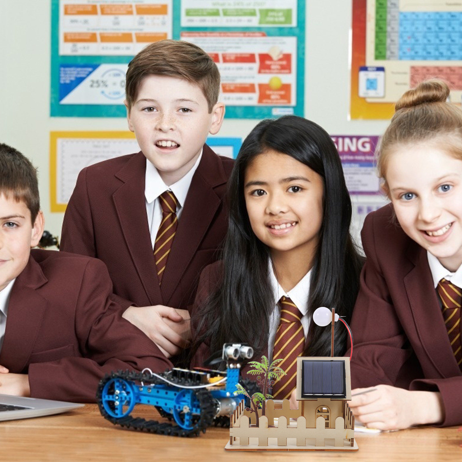 1 takım güneş enerjili bahçe l - Renewable Energy Kids Project incelemesi ve fiyatı