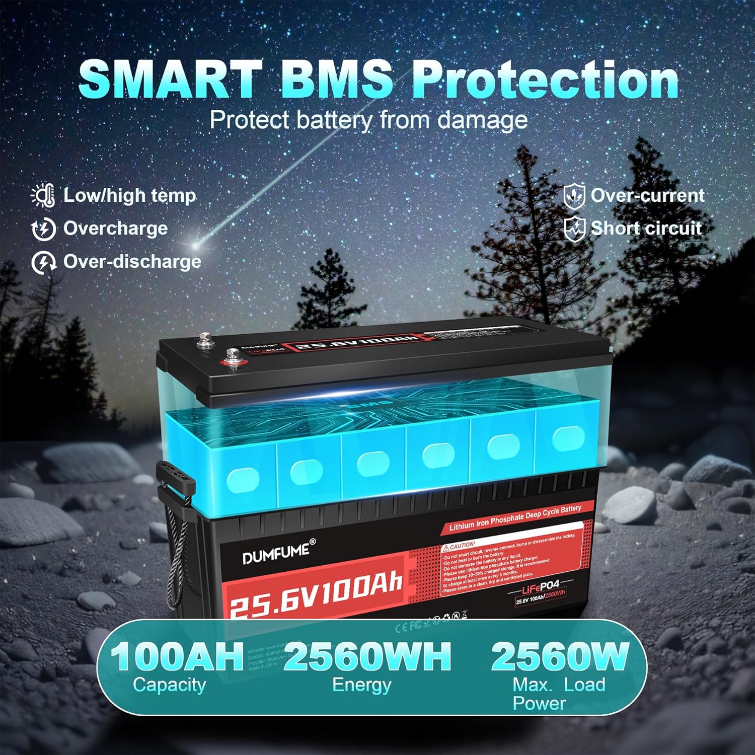 24V 100Ah LiFePO4 Pil, Dahili  - Lithium Battery 100Ah incelemesi ve fiyatı